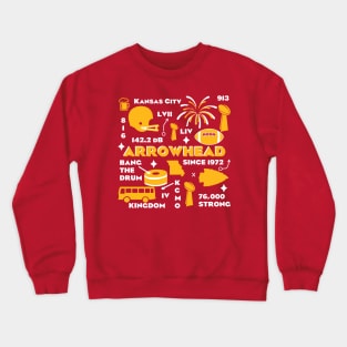 Kansas City Football Mural Shirt Crewneck Sweatshirt